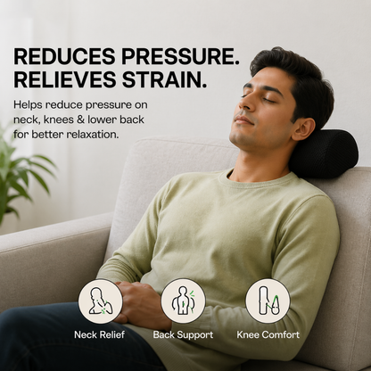 Relaxer Orthopedic Half Moon Pillow