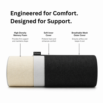 Relaxer Orthopedic Half Moon Pillow