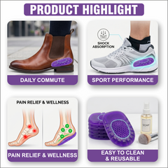 Relaxer Orthopedic Gel Heel Pads