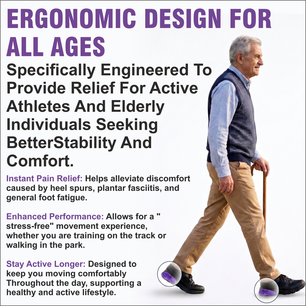 Orthopedic Gel Heel Pads for Heel Pain Relief & Comfort