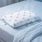 Kids Latex Pillow for Sleeping | Cool-Tec Fabric, Breathable & Soft Cushioning, Head and Neck Support, Relaxer