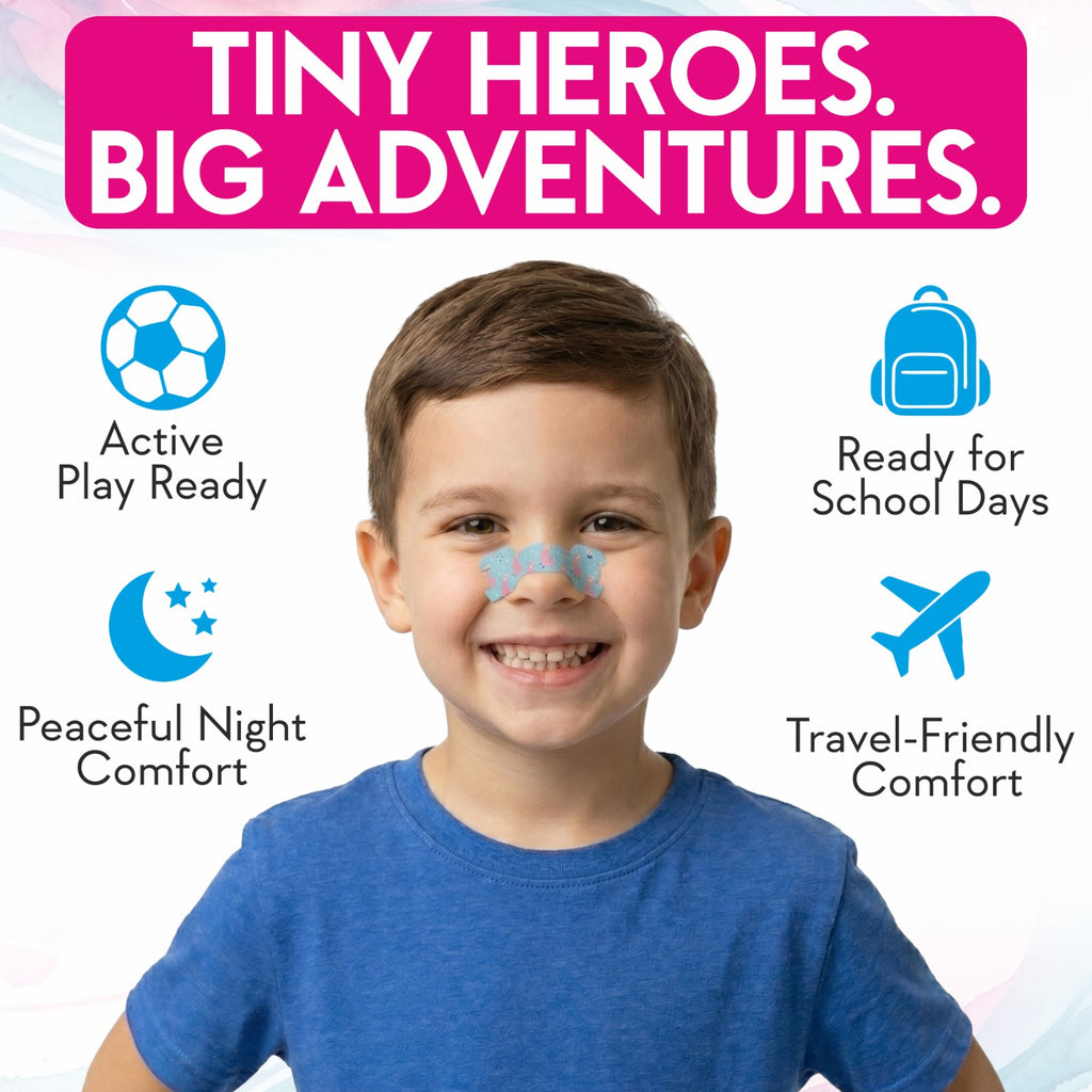 Kids Nasal Strip for Better Breathing, Nasal Airflow Support & Sleep Comfort Relaxer