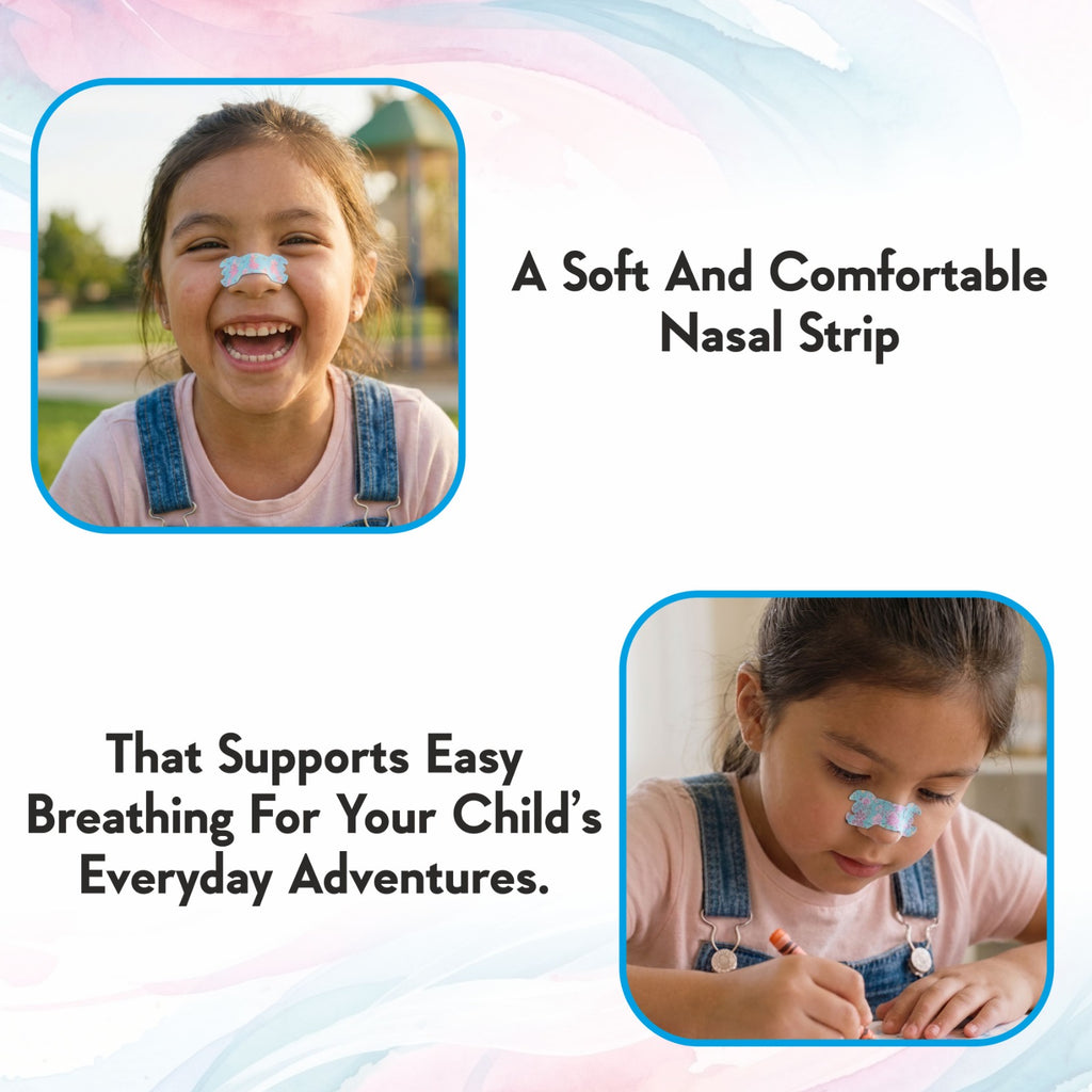 Kids Nasal Strip for Better Breathing, Nasal Airflow Support & Sleep Comfort Relaxer