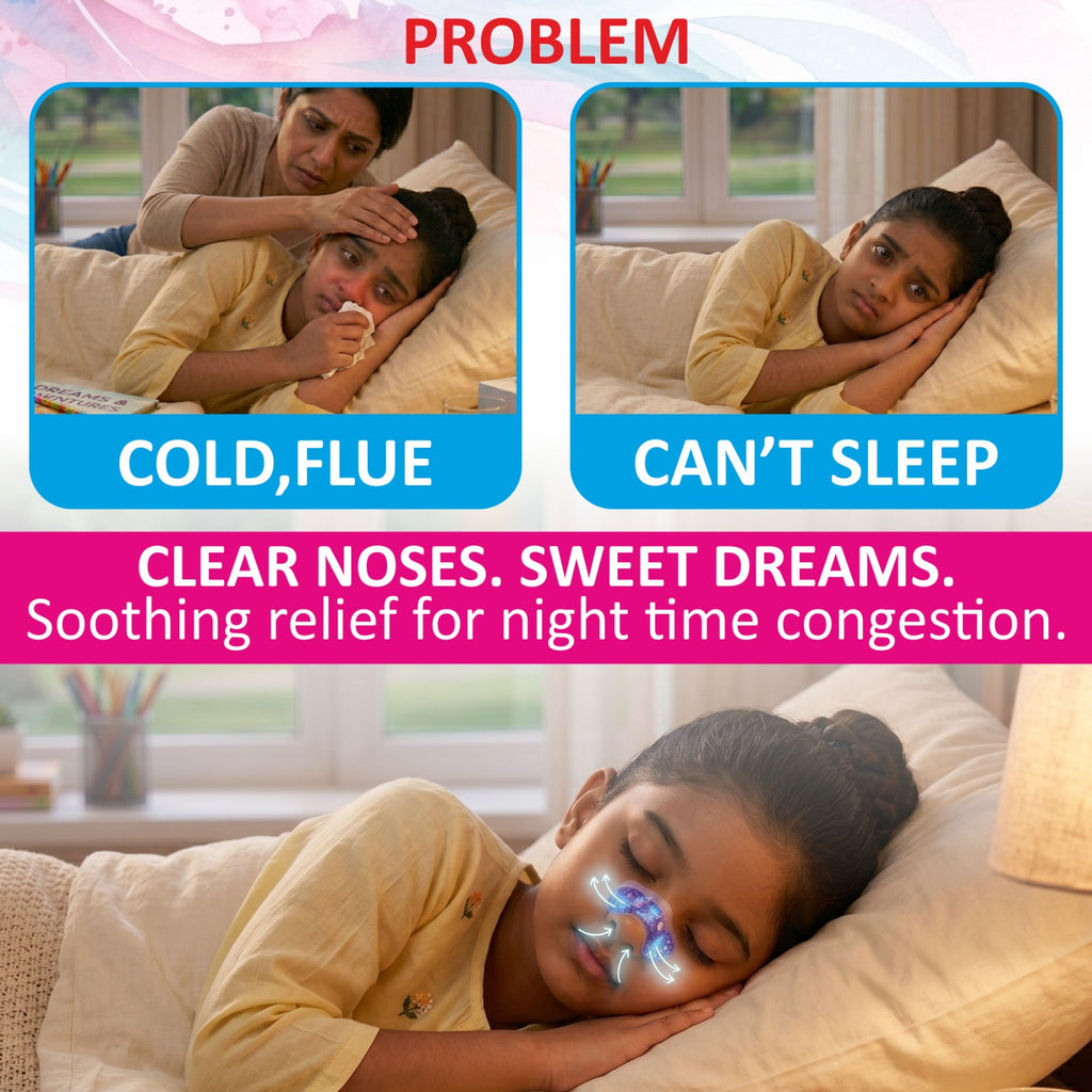 Kids Nasal Strip for Better Breathing, Nasal Airflow Support & Sleep Comfort Relaxer