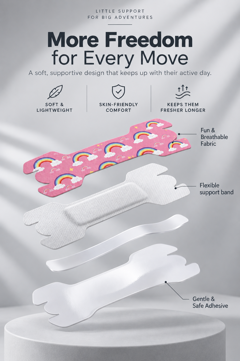 Kids Nasal Strip for Better Breathing, Nasal Airflow Support & Sleep Comfort Relaxer