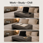 Orthopedic Lap Desk Pillow for Laptop & Reading Comfort