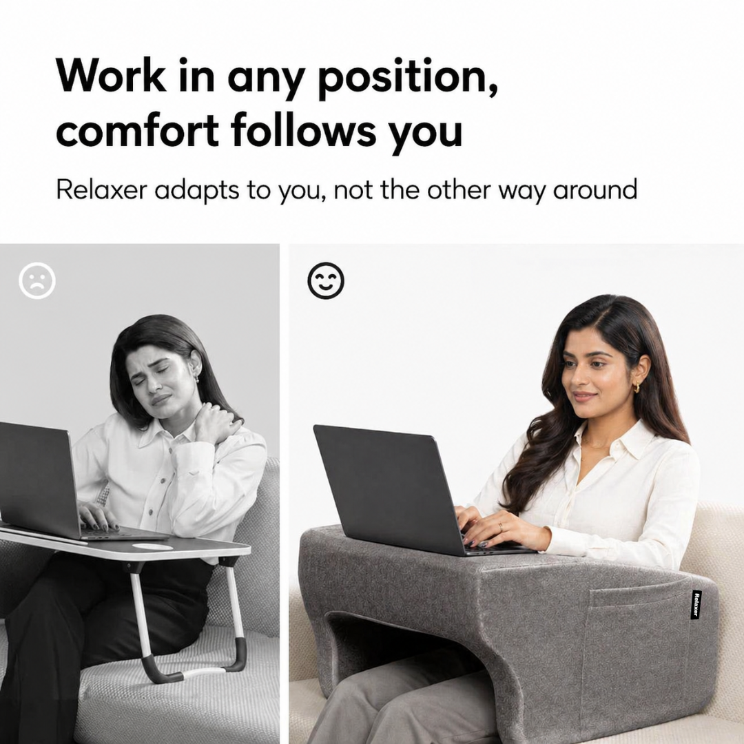 Orthopedic Lap Desk Pillow for Laptop & Reading Comfort