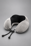 Memory Foam Travel Neck Pillow with Adjustable Drawstring Relaxer