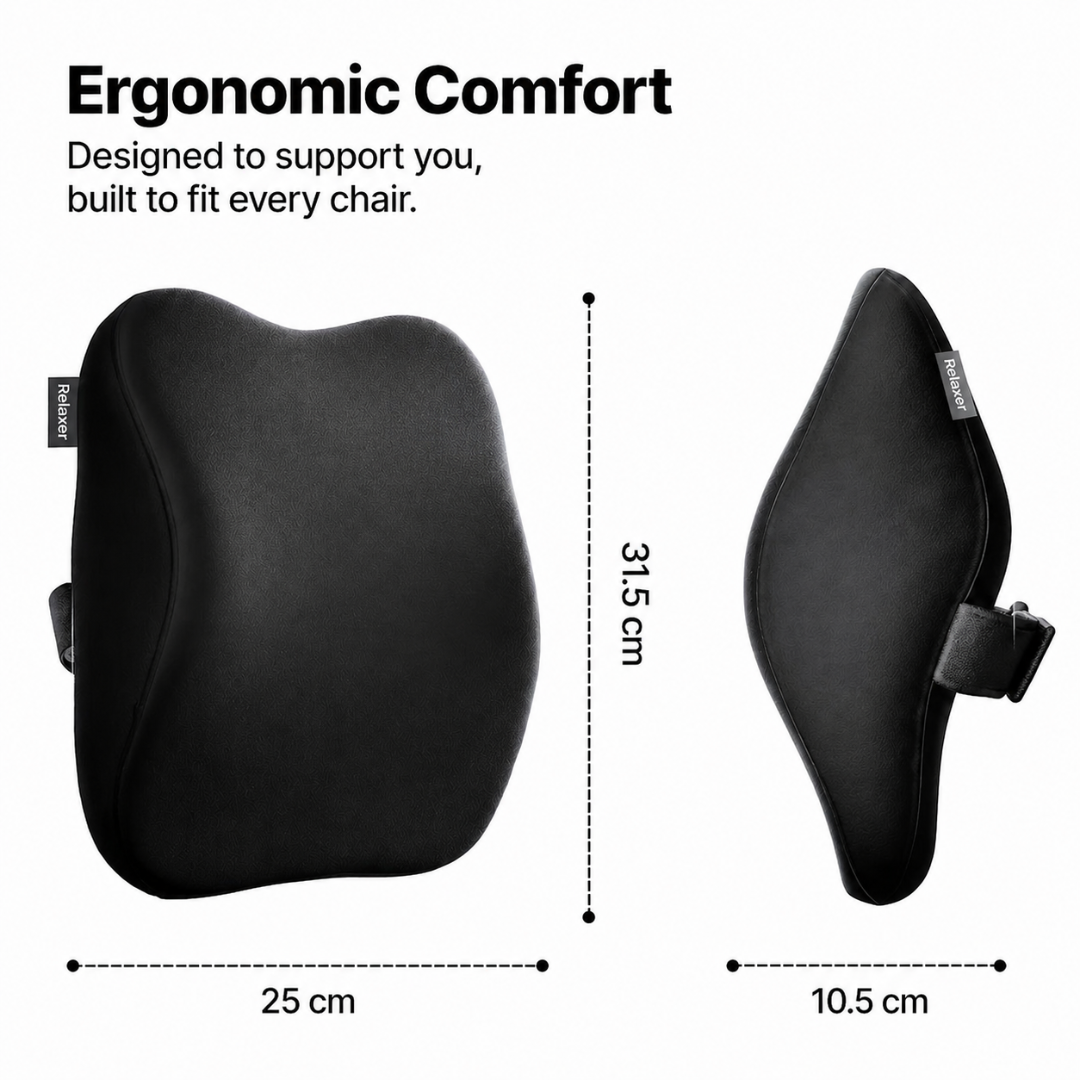 Relaxer Orthopedic Neck Rest Pillow for Office Chairs