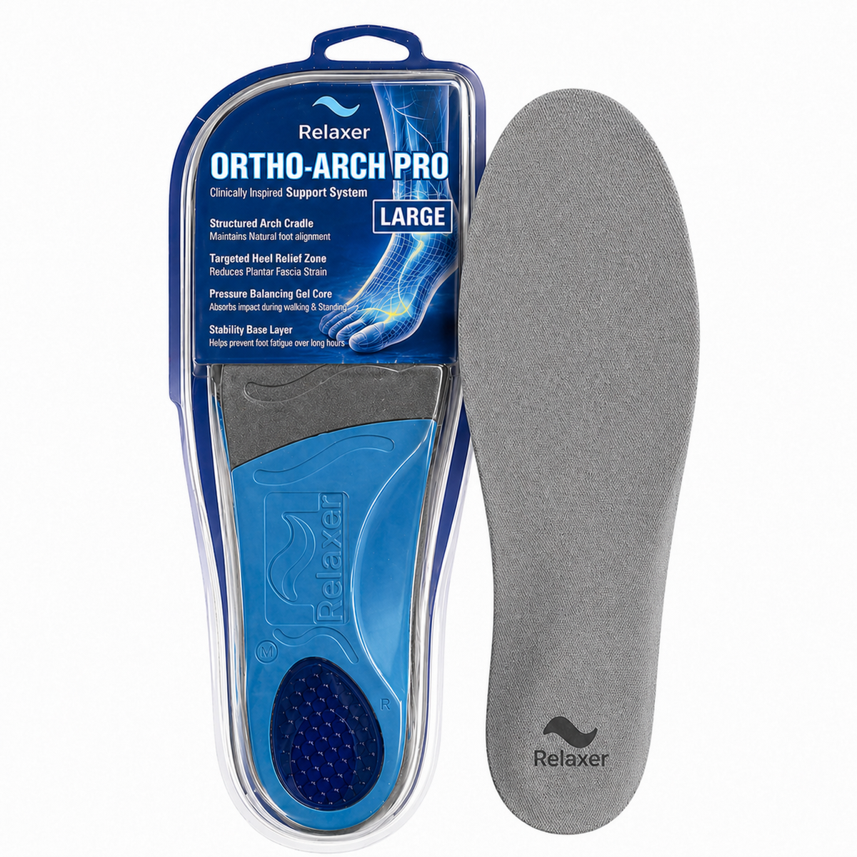 Orthopedic Arch Pro Insoles for Plantar Fasciitis Relief Relaxer