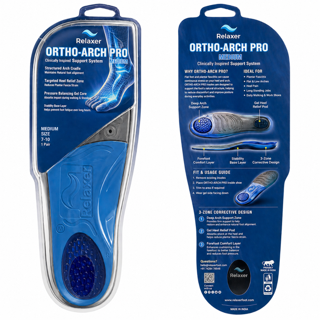 Orthopedic Arch Pro Insoles for Plantar Fasciitis Relief Relaxer