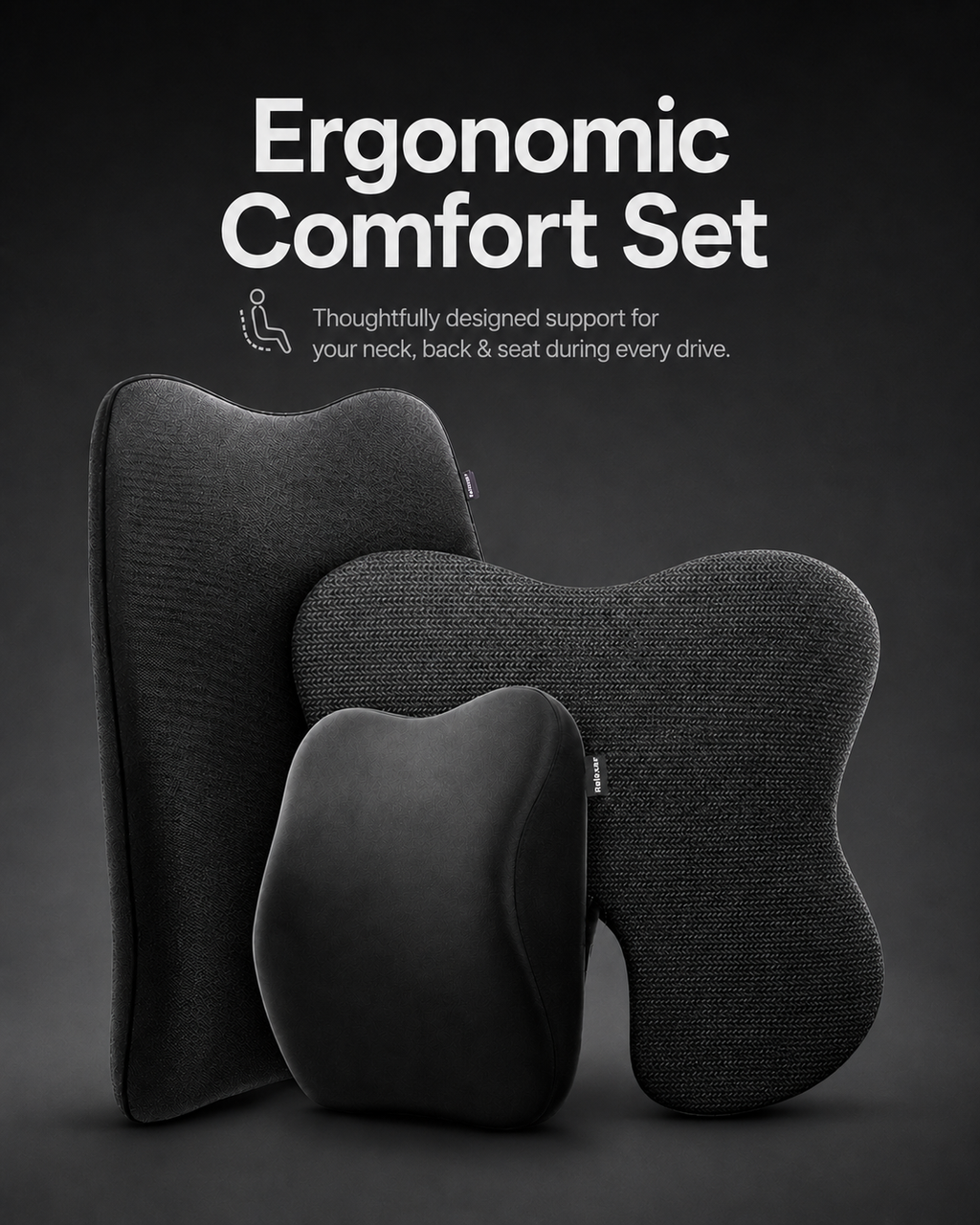 Orthopedic Car Comfort Combo for Neck & Back Support Relaxer