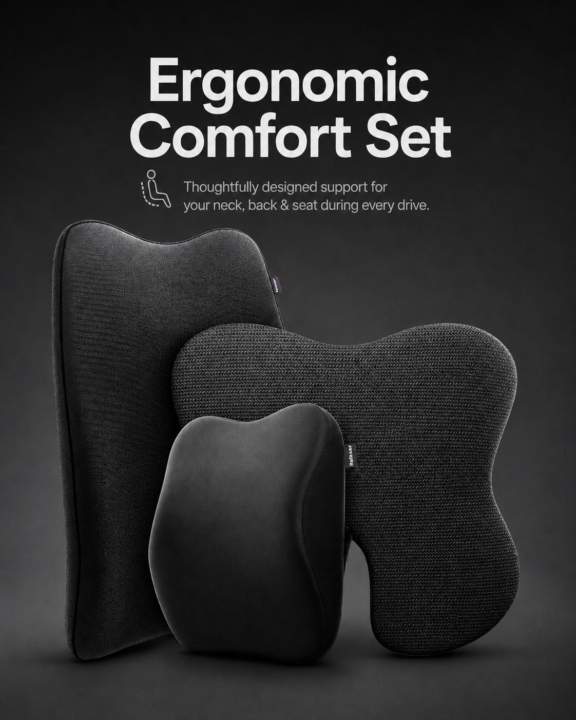 Orthopedic Car Comfort Combo for Neck & Back Support Relaxer
