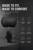 Orthopedic Car Comfort Set for Neck & Back Support Relaxer