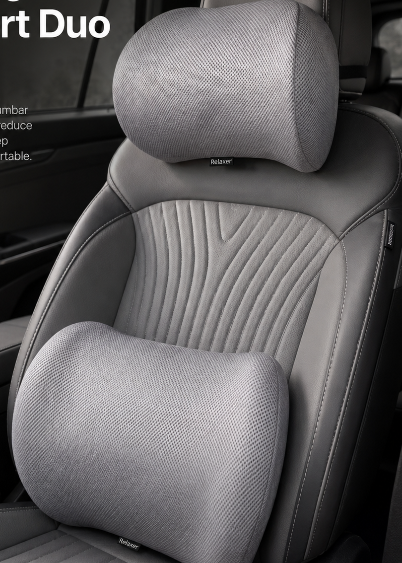 Orthopedic Car Comfort Set for Neck & Back Support Relaxer