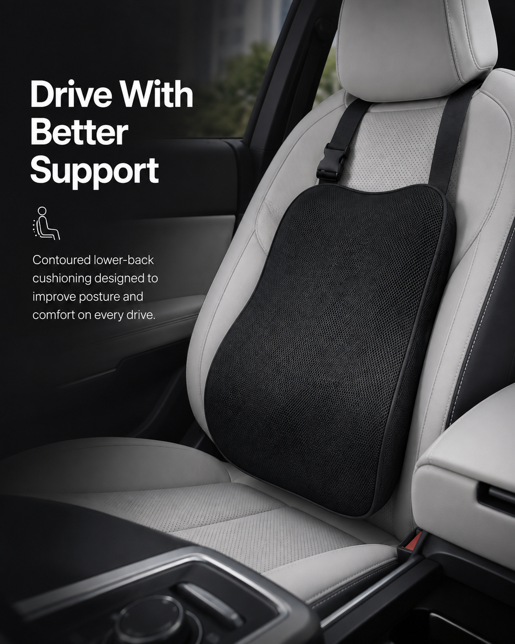 Orthopedic Car Lumbar Support for Back Pain Relief Relaxer