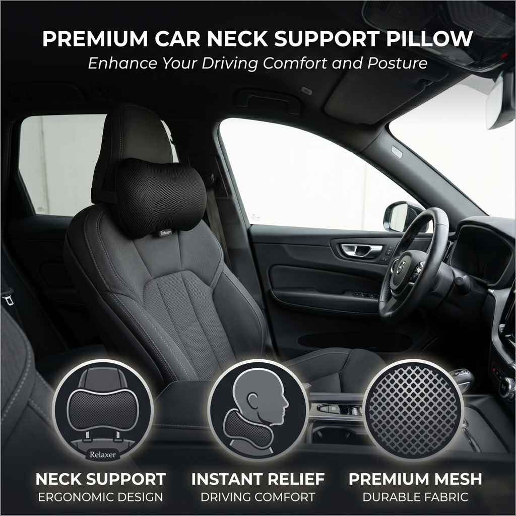 Orthopedic Car Neck Rest for Neck Support & Comfort Relaxer
