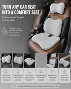 Orthopedic Car Seat Combo for Neck & Back Support Relaxer