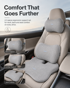 Orthopedic Car Seat Combo for Neck & Back Support Relaxer