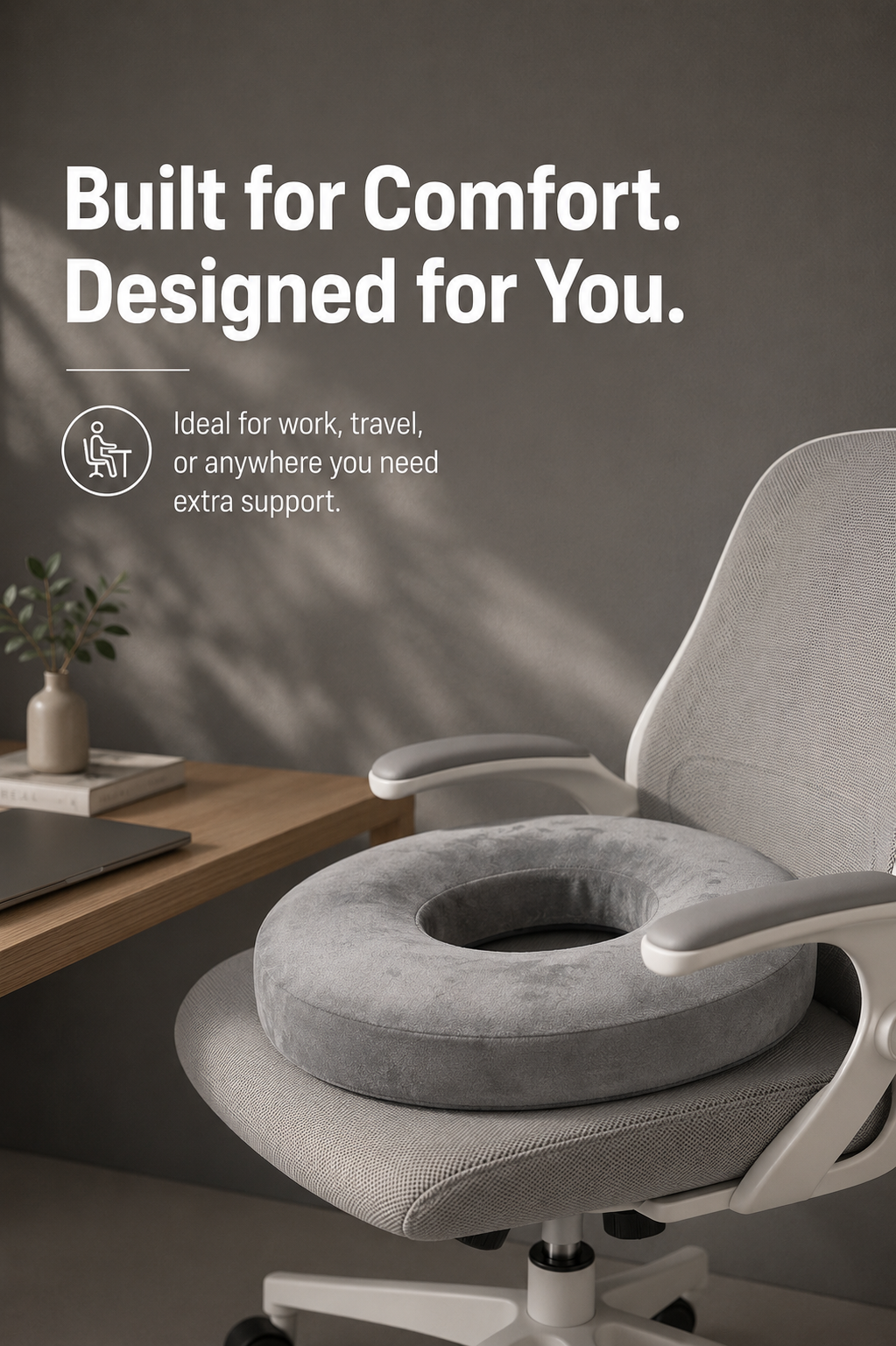 Orthopedic Donut Pillow for Tailbone Pain Relief Relaxer