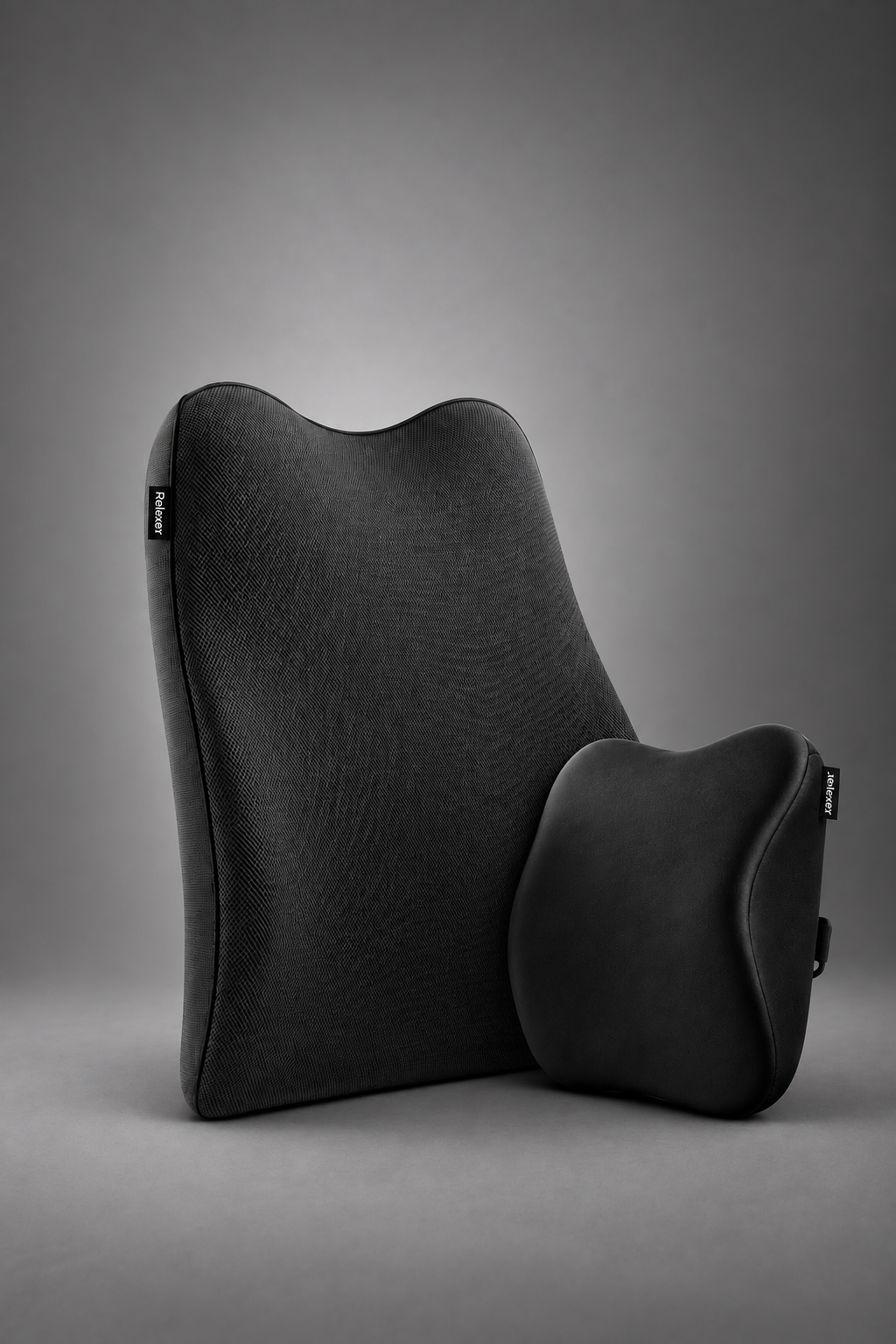 Orthopedic Dual Car Cushion Set with Memory Foam Relaxer