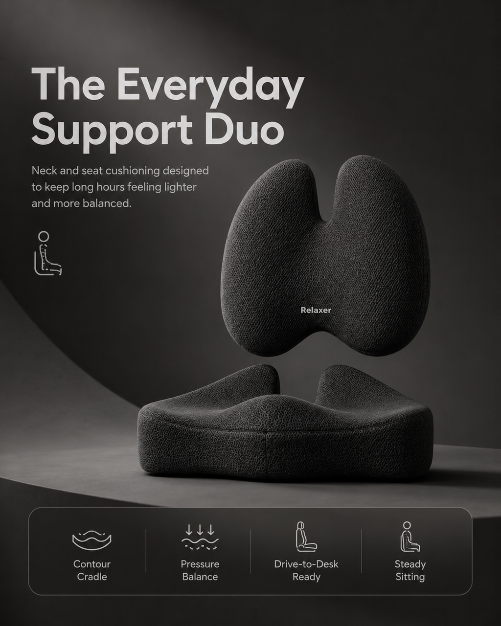 Orthopedic Ergonomic Support Bundle for Daily Comfort Relaxer