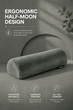 Orthopedic Half Moon Pillow for Neck, Back & Leg Support Relaxer