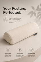 Orthopedic Half Moon Pillow for Neck, Back & Leg Support Relaxer