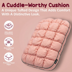 Orthopedic Kids Plush Pod Pillow for Side, Back & Stomach Sleepers | Ultra-Soft Quilted Cushion for Sleeping & Relaxation Relaxer