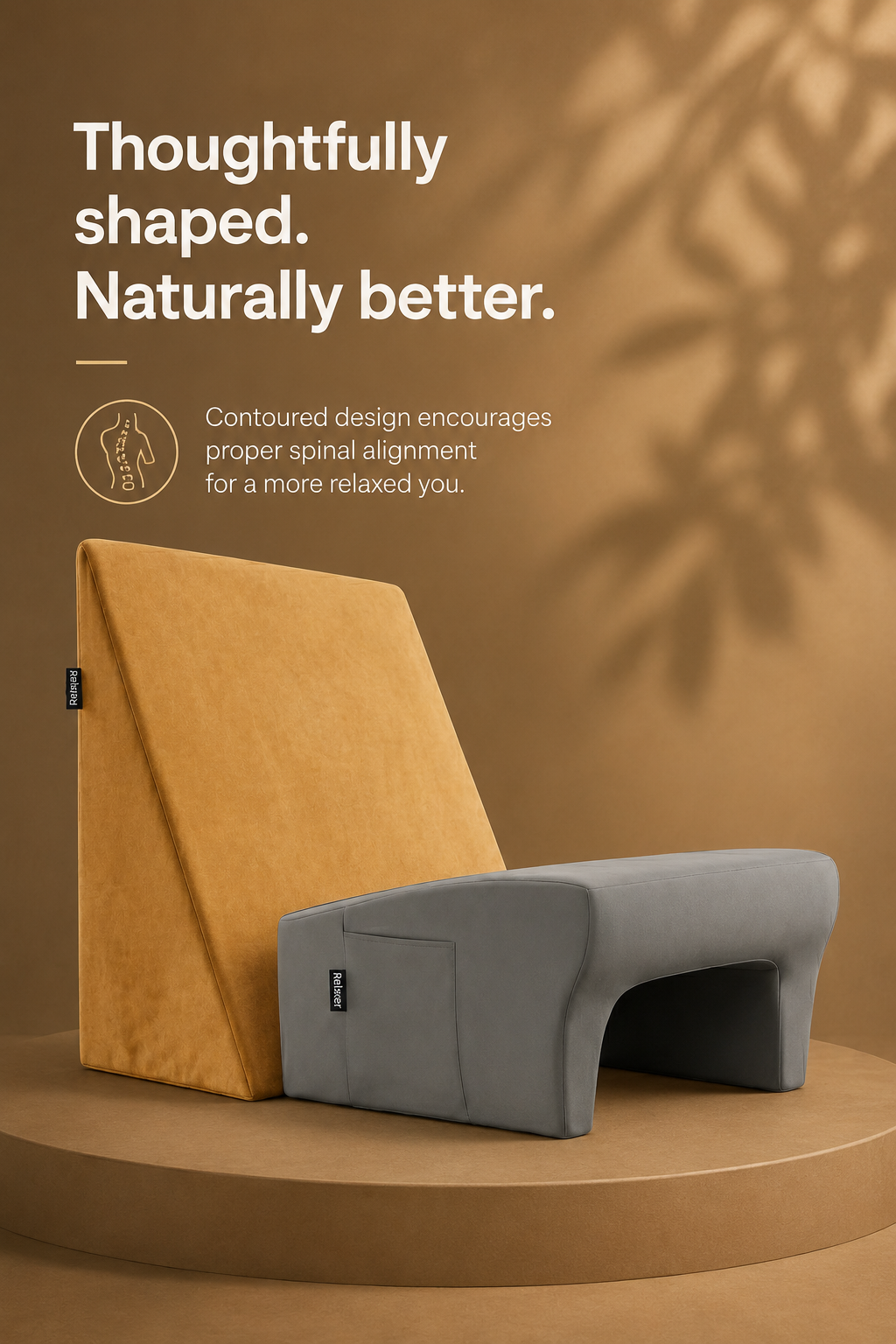 Orthopedic Lap Desk Pillow Combo for Work & Reading Relaxer