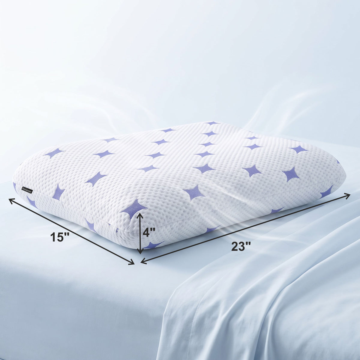 Orthopedic Latex Pillow for Head & Neck Support | Cooling Cool-Tec Fabric, Breathable Relaxer