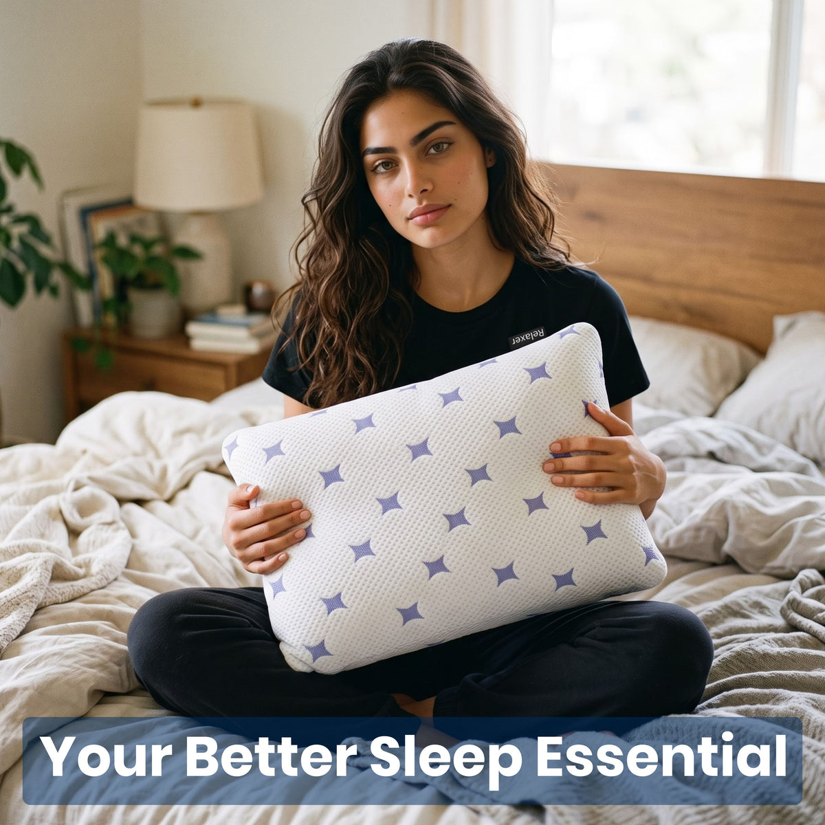 Orthopedic Latex Pillow for Head & Neck Support | Cooling Cool-Tec Fabric, Breathable Relaxer