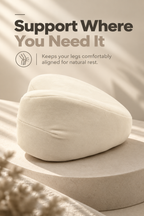 Orthopedic Memory Foam Knee Pillow for Pain Relief Relaxer