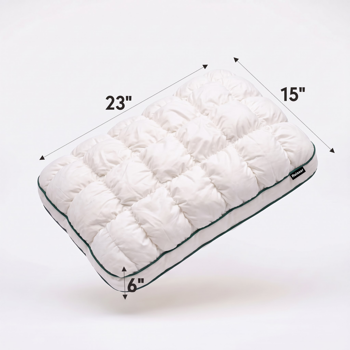Orthopedic Memory Foam Plush Pod Pillow For Side, Back & Stomach Sleepers Relaxer