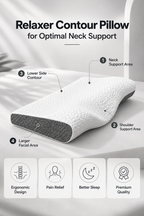 Orthopedic Neck Shoulder Plus Pillow for Pain Relief Relaxer