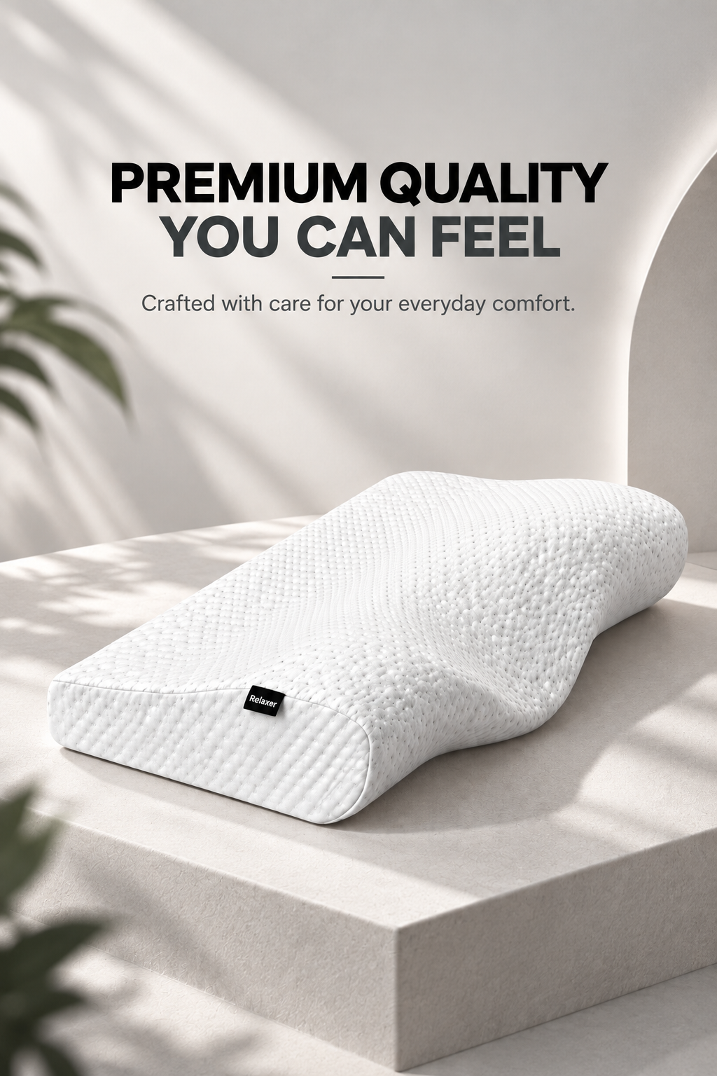 Orthopedic Neck Shoulder Plus Pillow for Pain Relief Relaxer