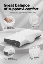 Orthopedic Neck Shoulder Plus Pillow for Pain Relief Relaxer