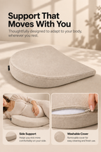 Orthopedic Pregnancy Relief Pillow for Maternity Comfort Relaxer