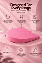 Orthopedic Pregnancy Relief Pillow for Maternity Comfort Relaxer