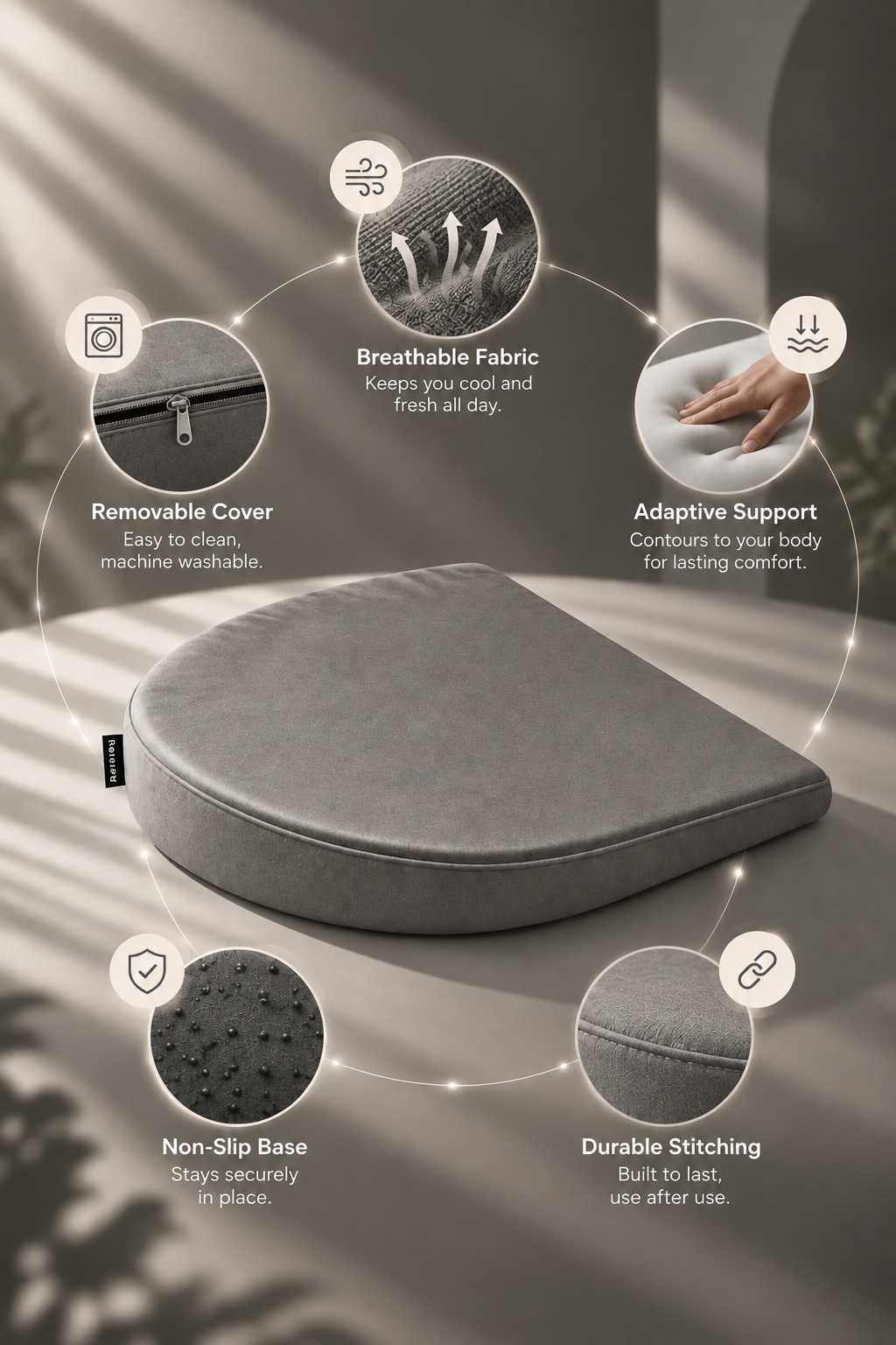 Orthopedic Pregnancy Relief Pillow for Maternity Comfort Relaxer