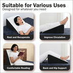 Orthopedic Wedge Cushion for Back & Leg Support Relaxer