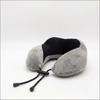 Relaxer Memory Foam Travel Neck Pillow — Adjustable Drawstring