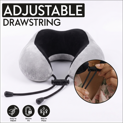 Relaxer Travel Neck Pillow - Grey - Image 3