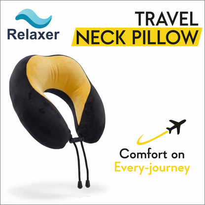 Relaxer Travel Neck Pillow - Yellow - Image 8
