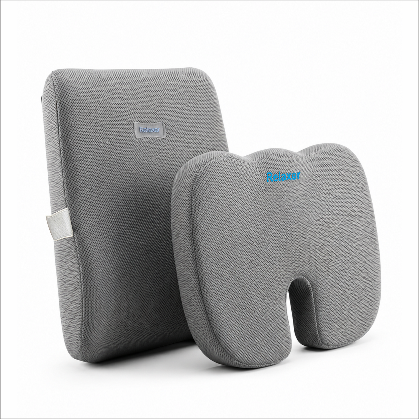 Relaxer Orthopedic Memory Foam Cushion Set
