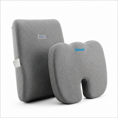 Relaxer Orthopedic Memory Foam Cushion Set