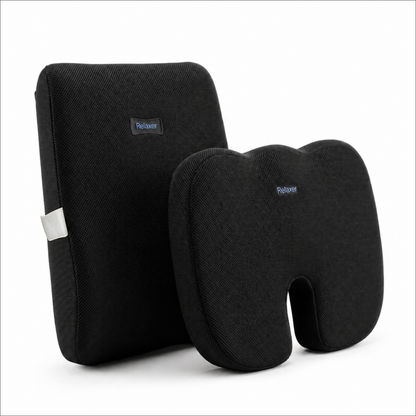 Relaxer Orthopedic Memory Foam Cushion Set