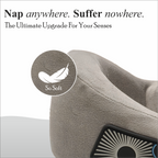 360° Adjustable Travel Neck Pillow with Chin Support