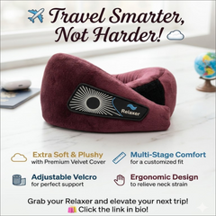 360° Adjustable Travel Neck Pillow with Chin Support