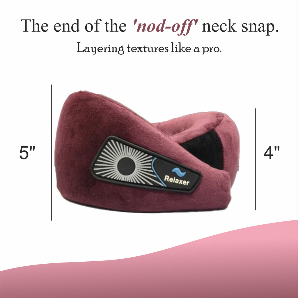 360° Adjustable Travel Neck Pillow with Chin Support